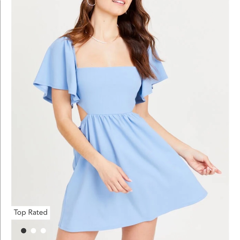 Altar’d State Light Blue Holland Dress